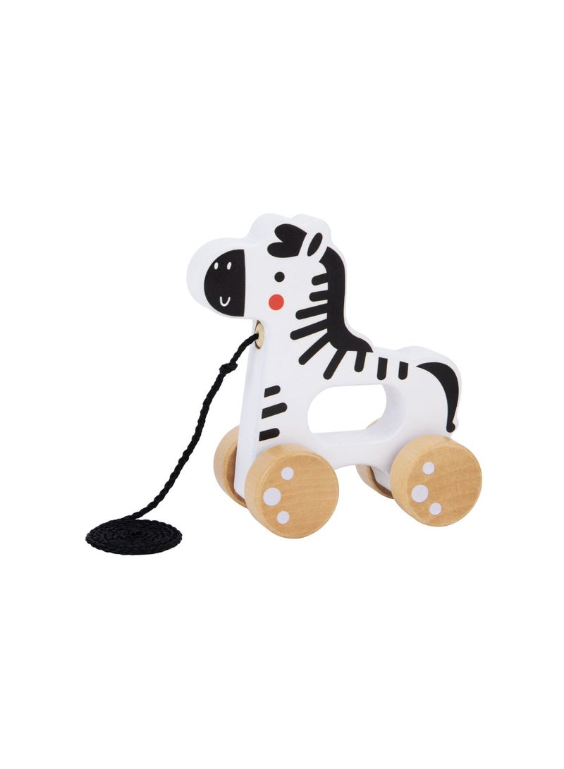 Tooky Toy Pull Along – Zebra - Image 1